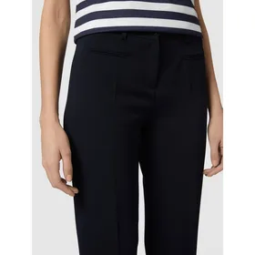 Toni Dress Spodnie materiałowe o kroju slim fit z zakładkami w pasie model ‘Sally’