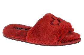 Kapcie Damskie Calvin Klein Slipper Sandal Fur HW0HW00634-XB8