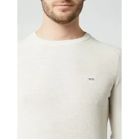 BOSS Casualwear Sweter z dodatkiem lnu model ‘Amador’