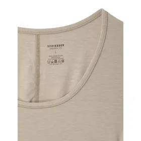 Schiesser T-shirt o kroju personal fit z mieszanki bawełny i elastanu