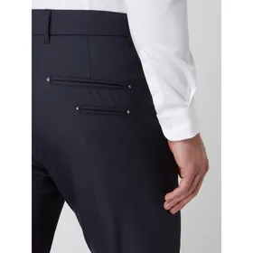 MOS MOSH Spodnie do garnituru o kroju slim fit z dodatkiem streczu model ‘Russel’