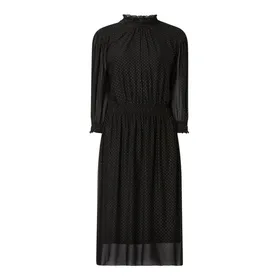 BOSS Sukienka midi ze wzorem w kropki model ‘Engelica’