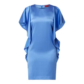 HUGO Sukienka z rękawami z falbanami model ‘Kosali’