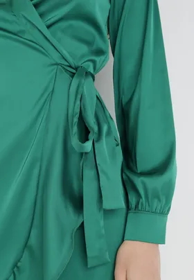Zielona Sukienka Lasthine