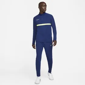Męskie dzianinowe spodnie piłkarskie Nike Therma Fit Academy Winter Warrior - Niebieski
