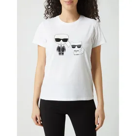 Karl Lagerfeld T-shirt z nadrukiem