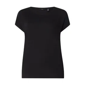 Vero Moda Curve T-shirt PLUS SIZE z ukośnie skrojonymi rękawami model ‘Dava’