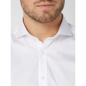 OLYMP Level Five Koszula biznesowa o kroju slim fit z diagonalu