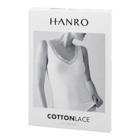 Hanro Podkoszulka z koronką model ‘Cotton Lace’