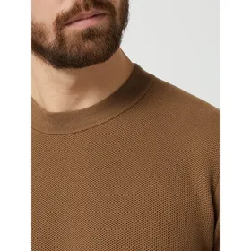 BOSS Sweter z dzianiny z bawełny model ‘Palese’