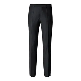 HUGO Spodnie do garnituru z mieszanki żywej wełny model ‘Hesten212X’