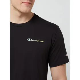 CHAMPION T-shirt o kroju comfort fit z logo