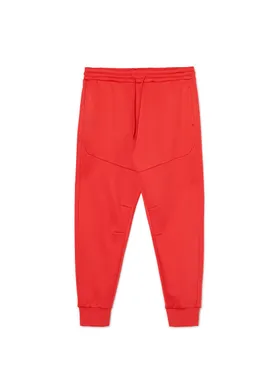 Czerwone spodnie dresowe jogger