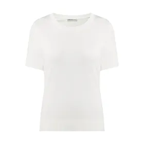Drykorn T-shirt z mieszanki lyocellu i bawełny model ‘Fammy’