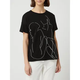 comma T-shirt z obniżonymi ramionami