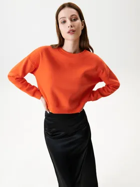 Bluza krótka - Pomarańczowy
