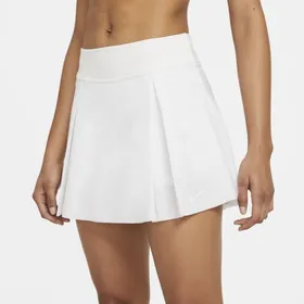 Damska spódnica do tenisa o standardowym kroju Nike Club Skirt (dla wysokich) - Biel