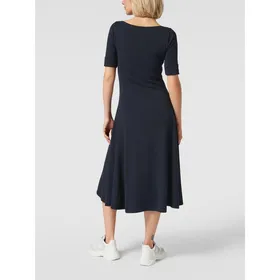 Lauren Ralph Lauren Sukienka midi z krótkimi rękawami