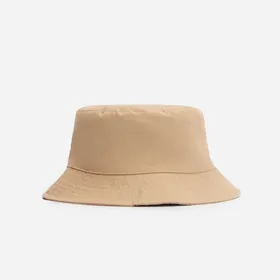 Kapelusz bucket hat - Beżowy