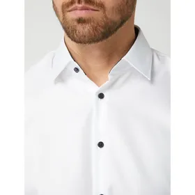 Jake*s Koszula biznesowa o kroju regular fit z diagonalu