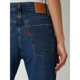 Levi's® Jeansy z wysokim stanem o kroju straight fit z mieszanki bawełny i lyocellu model ‘Ribcage’