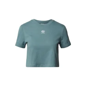 adidas Originals T-shirt o krótkim kroju z wyhaftowanym logo