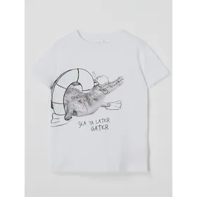Name It T-shirt z bawełny ekologicznej model ‘Zeb’