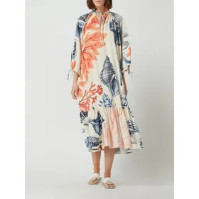 Gant Sukienka midi o kroju oversized z nadrukami z motywem rafy koralowej