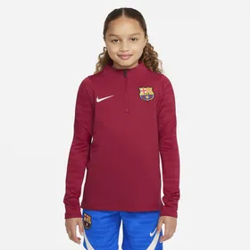 Treningowa koszulka piłkarska dla dużych dzieci FC Barcelona Strike - Czerwony