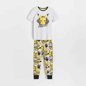 Dwuczęściowa piżama Pokémon - Jasny szary