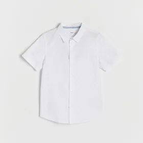 Koszula w drobny wzór - Biały