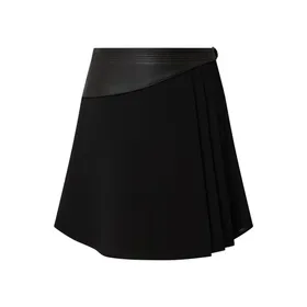 ARMANI EXCHANGE Spódnica mini z obszyciem w kontrastowym kolorze