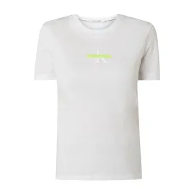 Calvin Klein Jeans T-shirt o kroju slim fit z logo