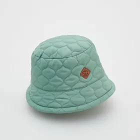Pikowany bucket hat - Khaki