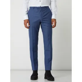 Strellson Spodnie do garnituru o kroju slim fit z mieszanki żywej wełny model ‘Mercer’