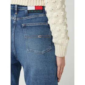 Tommy Jeans Jeansy o kroju tapered fit z dodatkiem streczu model ‘Mom Jean’
