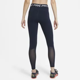 Damskie legginsy ze średnim stanem Nike Pro - Niebieski