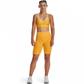 Damskie spodenki treningowe UNDER ARMOUR UA Meridian Bike Shorts - żółte