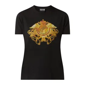 Versace Jeans Couture T-shirt z kamieniami stras