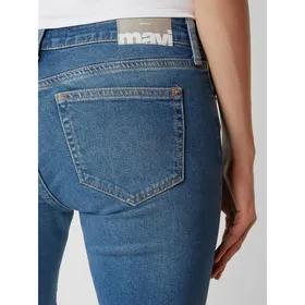 Mavi Jeans Jeansy ze średnim stanem o kroju super skinny fit z dodatkiem streczu model ‘Lexy’