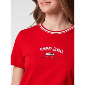 Tommy Jeans T-shirt z wyhaftowanym logo