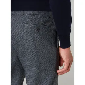 Carl Gross Spodnie do garnituru o kroju modern fit z mieszanki wełny model ‘Shiver’
