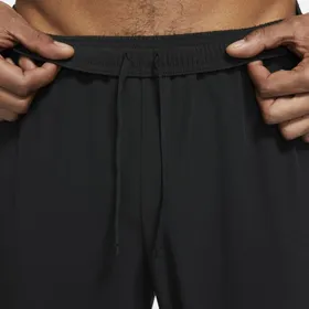 Męskie hybrydowe spodnie do biegania z tkaniny Nike Dri-FIT UV Challenger - Czerń