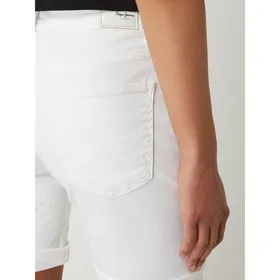 Pepe Jeans Szorty jeansowe z dodatkiem streczu model ‘Poppy’