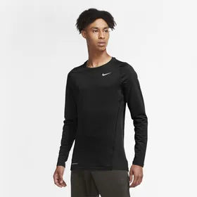 Męska koszulka z długim rękawem Nike Pro Warm - Czerń