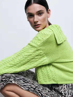 Sweter oversize - Zielony
