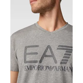EA7 Emporio Armani T-shirt z nadrukiem z logo
