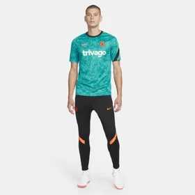 Męska przedmeczowa koszulka piłkarska Nike Dri-FIT Chelsea FC - Zieleń