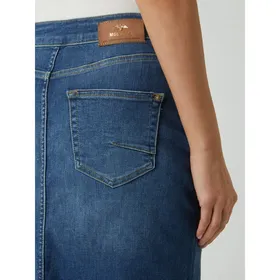 MOS MOSH Spódnica jeansowa z wysokim stanem z dodatkiem streczu model ‘Selma’