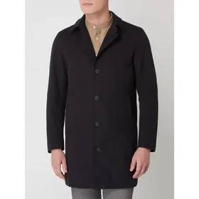 Selected Homme Krótki płaszcz z mieszanki bawełny model ‘New Times’
